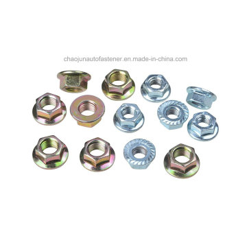 Aço de carbono Tfi145 Hex Flange Nut (CZ003)